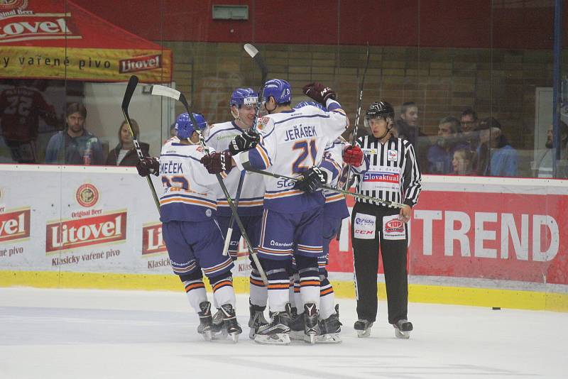 2. kolo WSM Ligy, LHK Jestřábi Prostějov - HC Stadion Litoměřice 1:4 (1:0, 0:1, 0:3)