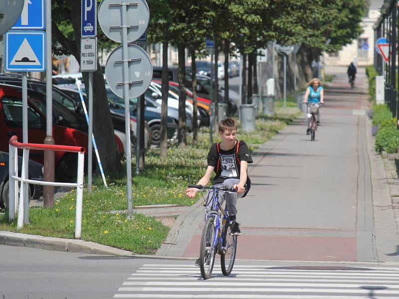 Prostějov se může pyšnit rozsáhlou sítí cyklostezek.