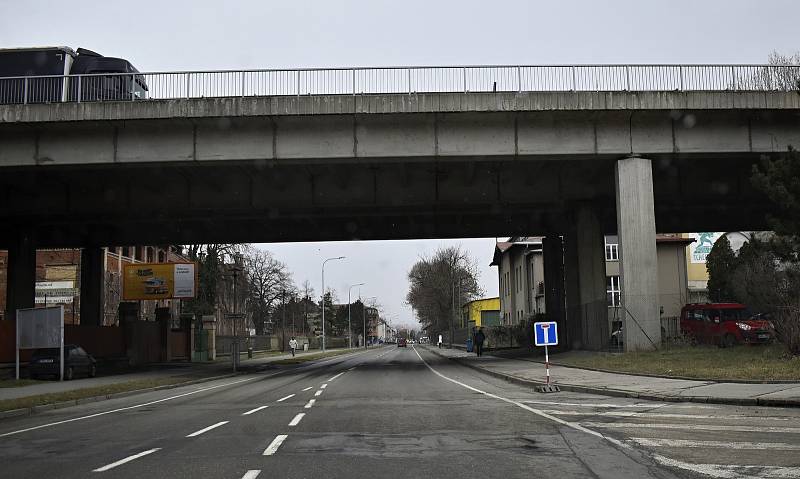 Vrahovická ulice v Prostějově, se od pondělí 22. března uzavřela pro dopravu na čtyři měsíce. 22.3. 2021