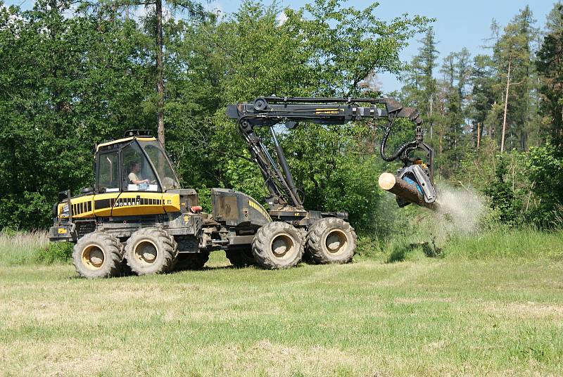 Den dětí s vojenskými lesy v lokalitě Osina v Krumsíně - 4. 6. 2019