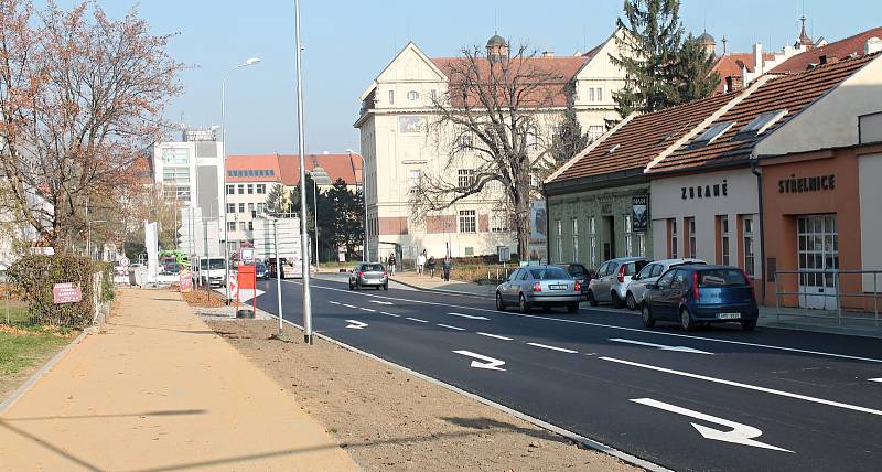 Oficiální otevření opravené Plumlovské ulice v Prostějově, 1. listopadu 2019