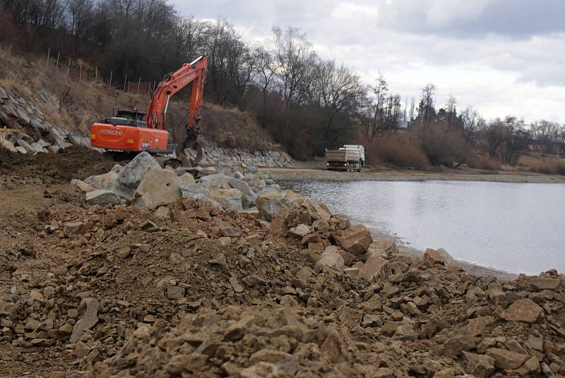 Výstavba cyklostezky podél severního břehu plumlovské přehrady - 18. února 2020