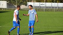 Fotbalisté 1. SK Prostějov porazili doma Vysočinu Jihlava 2:1 (1:1). Jan Koudelka, Petr Jiráček