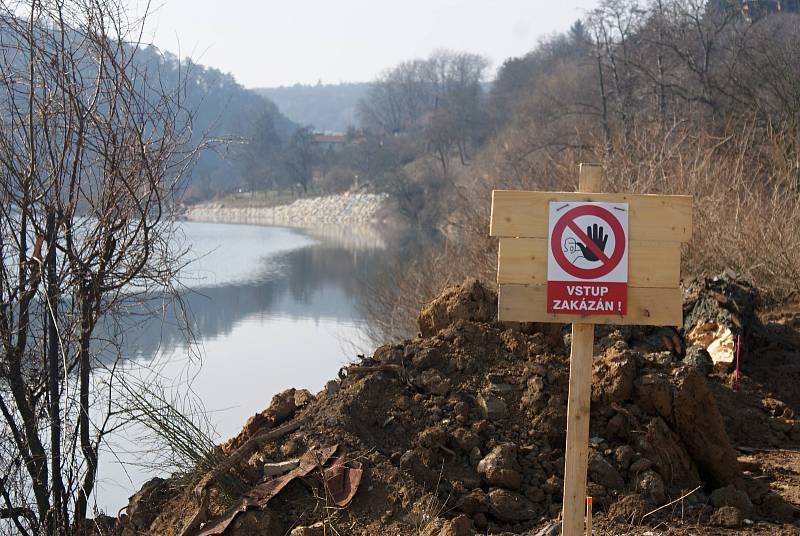 Stavba cyklostezky podél severního břehu plumlovské přehrady - 18. 3. 2020