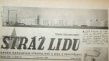 Výstřižek ze Stráže lidu z roku 1966