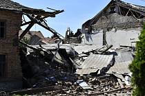 Výbuch zdemoloval dům v Olšanech u Prostějova, 18.7. 2022