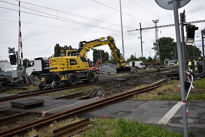 Rekonstrukce železničního přejezdu ve Vrahovické ulici  - 8. 6. 2020