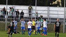 Prostějov prohrál ve 3. kole poháru doma s Bohemians 0:4. protesty kvůli odpískané penaltě