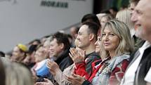 Závěrečný den prostějovského tenisové turnaje nabídl také exhibici zlatých olympioniků
