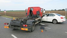 Dopravní nehoda u Kralic na Hané. 7.9.2020