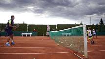 V Prostějově proběhl tradiční zápis do tenisové školy a trénink dětí s tenisovými osobnostmi