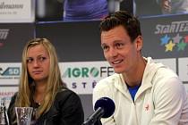 Petra Kvitová a Tomáš Berdych