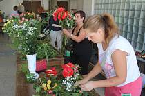 Floristická soutěž v prostějovském Společenském domě