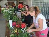 Floristická soutěž v prostějovském Společenském domě