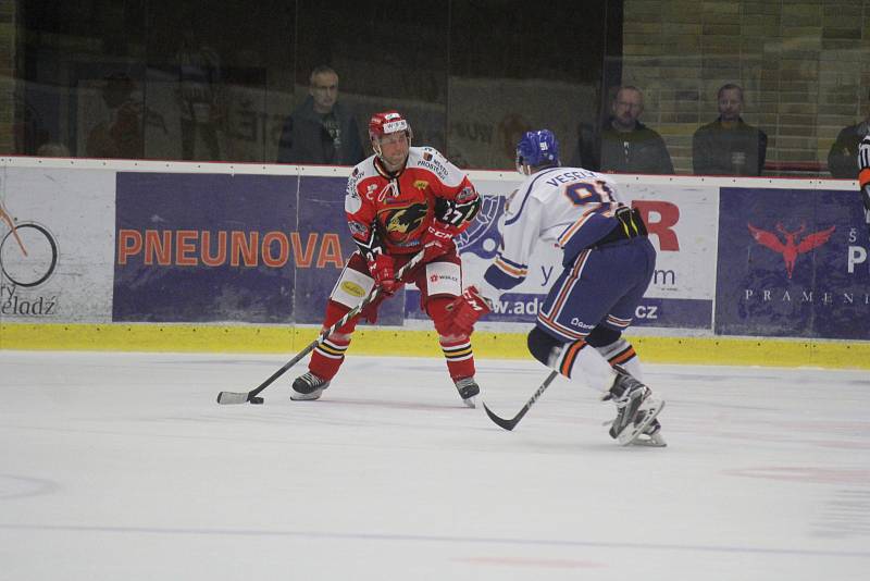 2. kolo WSM Ligy, LHK Jestřábi Prostějov - HC Stadion Litoměřice 1:4 (1:0, 0:1, 0:3). Aleš Holík (Prostějov)