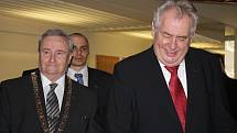 Prezident Miloš Zeman v Duze