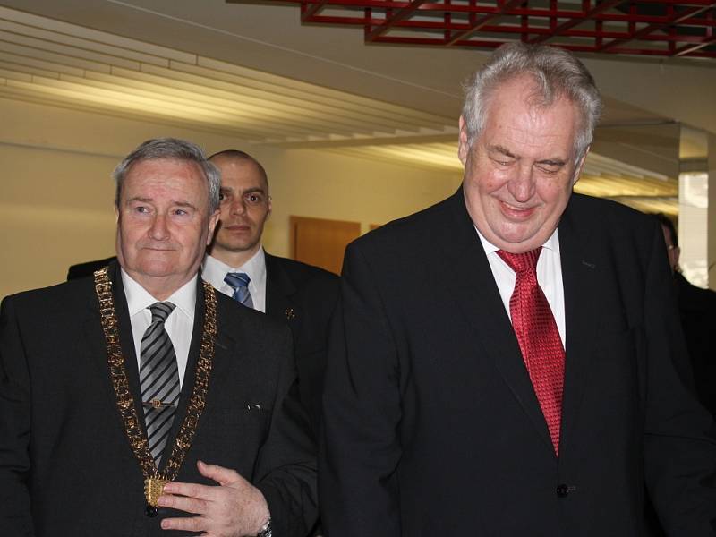 Prezident Miloš Zeman v Duze