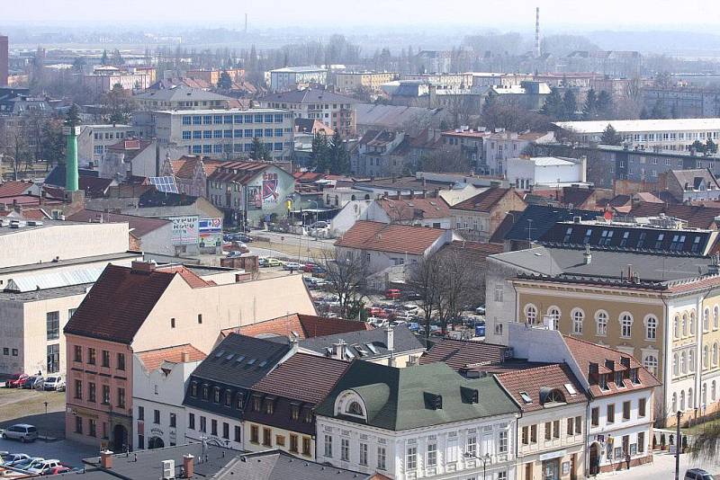 Vyhlídka z prostějovské radniční věže