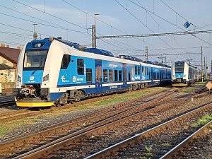 Další tři moderní soupravy RegioPanter budou jezdit i na Prostějovsku. Foto: Olomoucký kraj