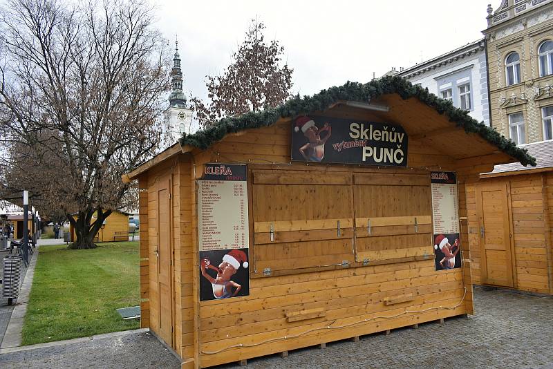 Vánoční jarmark v centru Prostějova, 24. listopadu 2022
