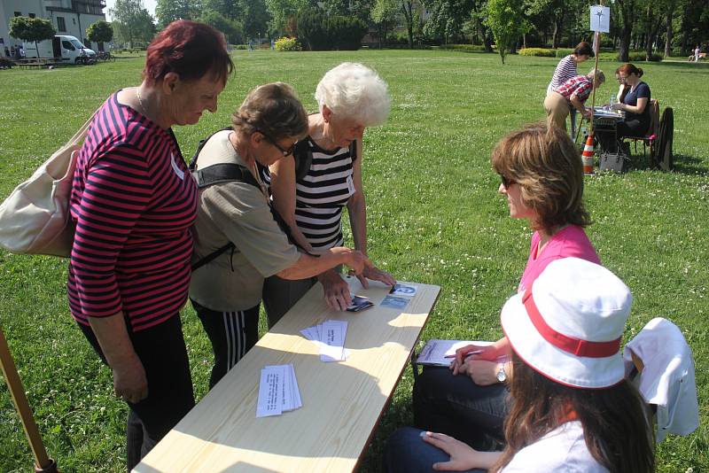 Akce Aktivní senior v prostějovských Kolářových sadech