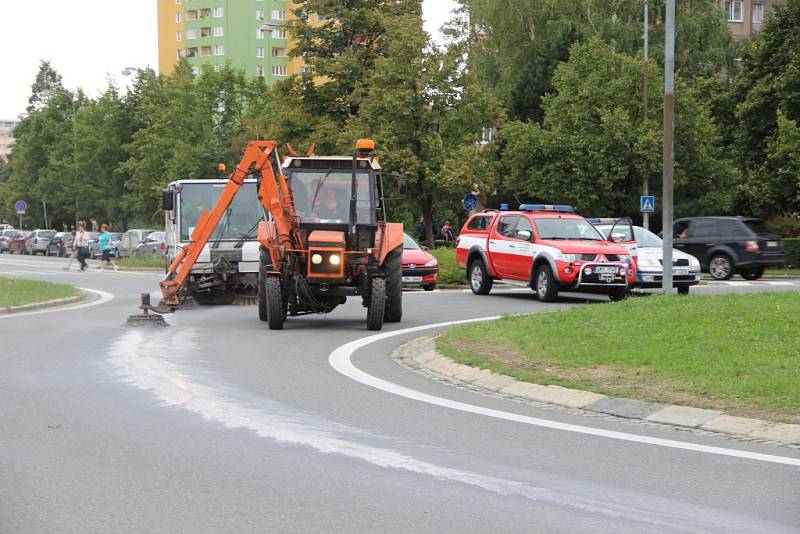 Únik naftalenu v Přerově