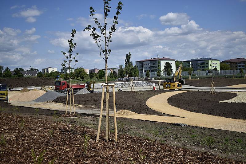 Výstavba nového parku na jihu Prostějova - 3.6. 2020