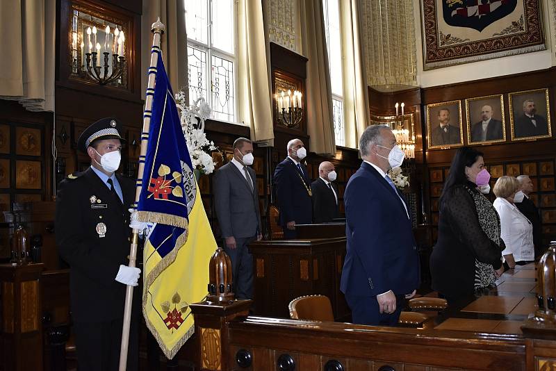 Pamětní medaili České obce legionářské obdrželo i Statutární město Prostějov. 14.10. 2021