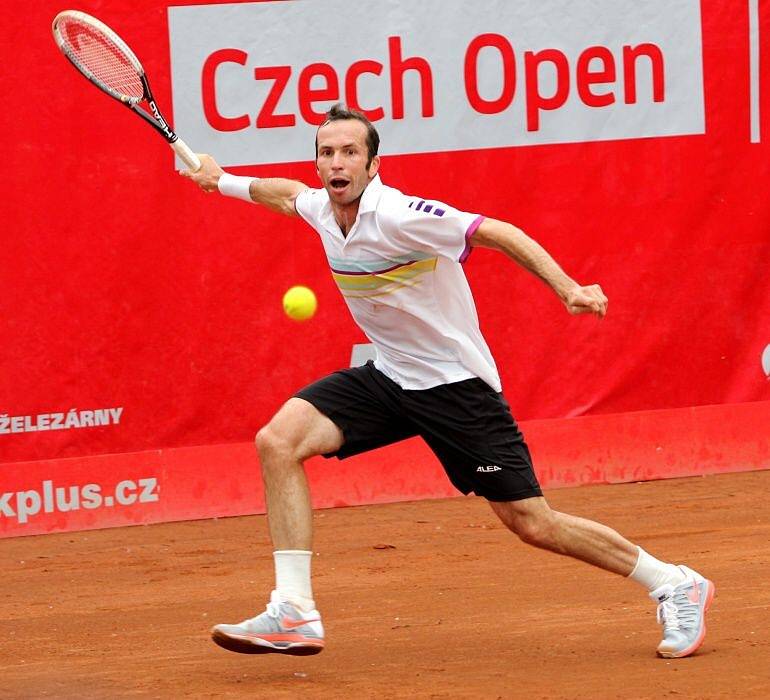 Radek Štěpánek na prostějovském Czech Open