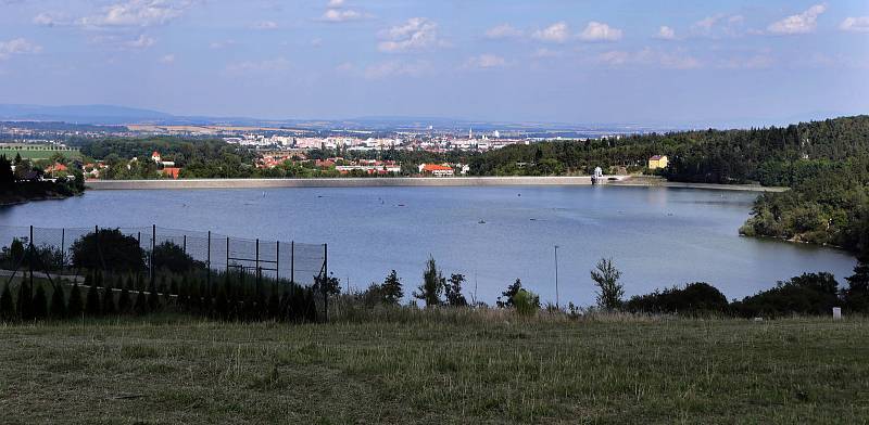 Plumlovská přehrada.