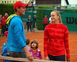Tenisté Berdych a Kvitová na hledání dětských talentů v Prostějově