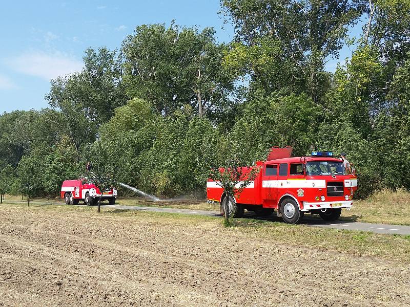 Bleskový zásah hasičů z Vrchoslavic