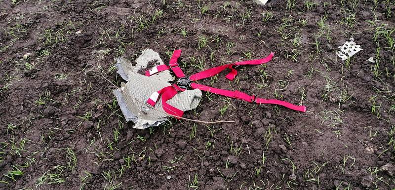 Tragická nehoda ultralehkého letadla u Olšan u Prostějova. 29.10. 2020