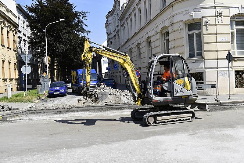 Rekonstrukce ulice Vápenice v Prostějově - 24. července 2020