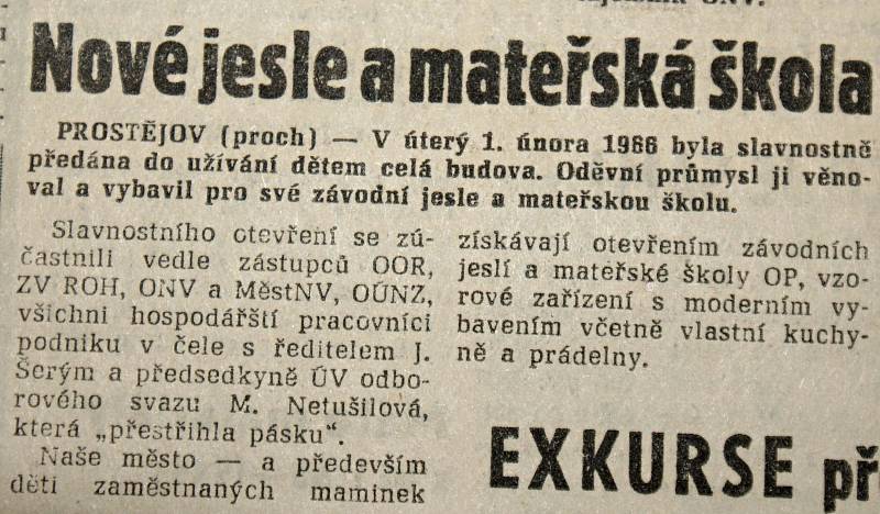 Výstřižek ze Stráže lidu z roku 1966