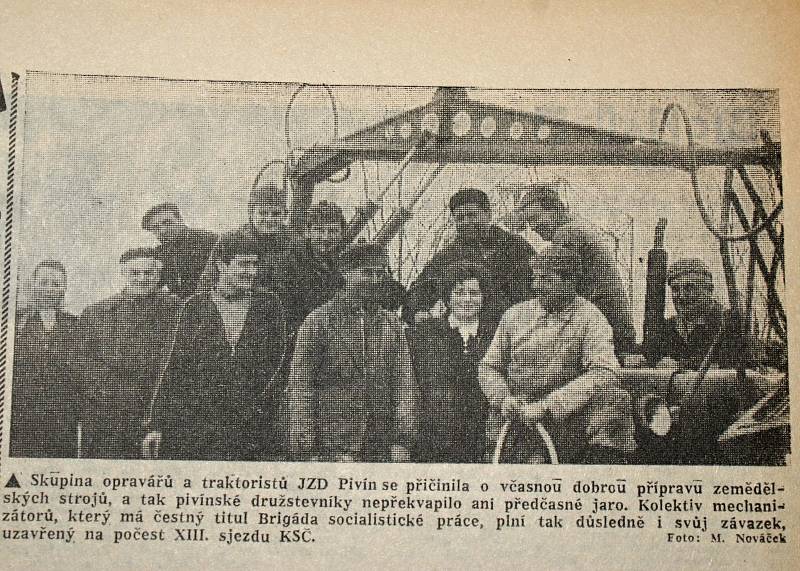 Výstřižek ze Stráže lidu z roku 1966