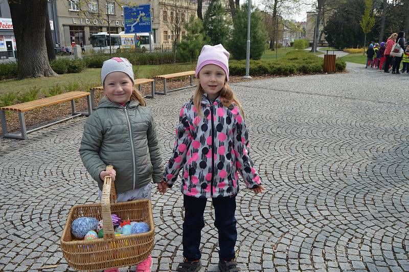 Hledání velikonočního pokladu mělo u dětí velký úspěch.