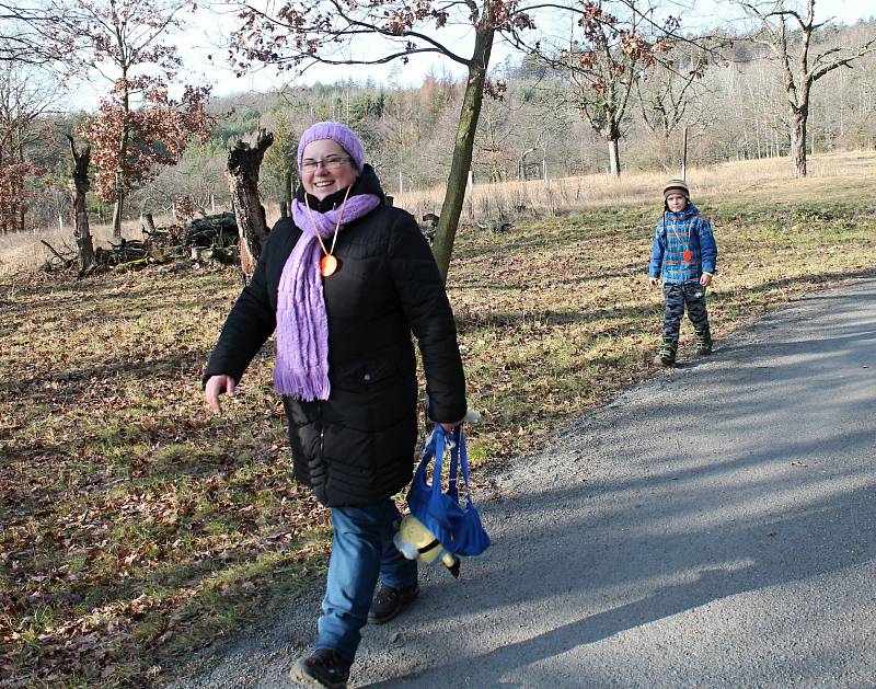 Tradiční novoroční výšlap na Velký Kosíř, se tentokrát vydařil. 1.1. 2020