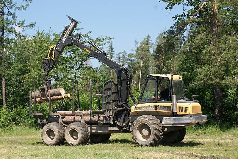 Den dětí s vojenskými lesy v lokalitě Osina v Krumsíně - 4. 6. 2019