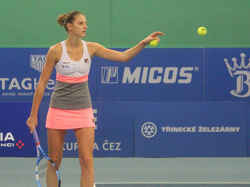 Karolina Plíšková. Prostějov v semifinálové skupině tenisové extraligy porazil Přerov 5:3