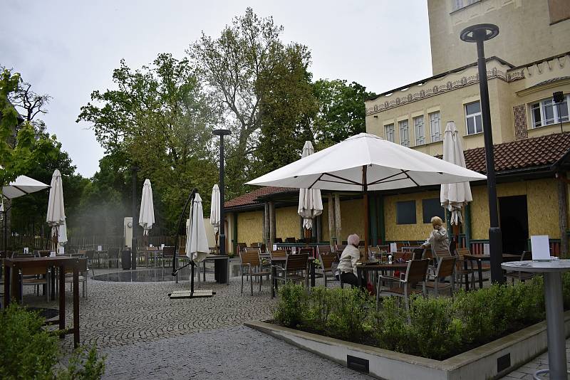 Otevření zahrádek u restaurací a hospod v Prostějově. 17.5. 2021