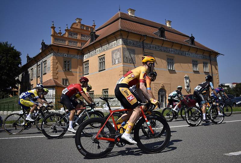 Czech cycling tour 2020 - start druhé etapy v Prostějově. 7.8. 2020