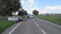 Nehoda mezi Prostějovem a Kostelcem na Hané
