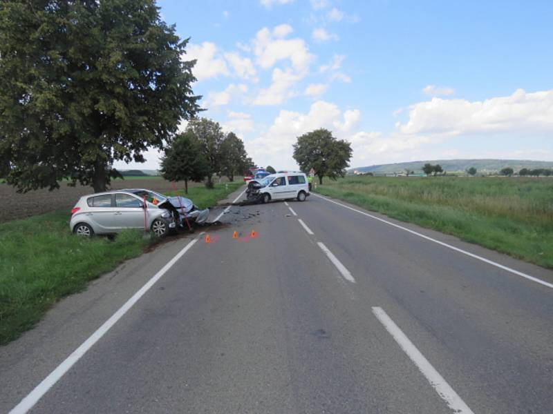 Nehoda mezi Prostějovem a Kostelcem na Hané