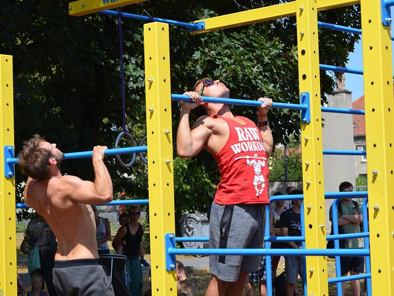 Workoutové sportoviště na Kostelecké ulici v Prostějově slavilo jeden rok