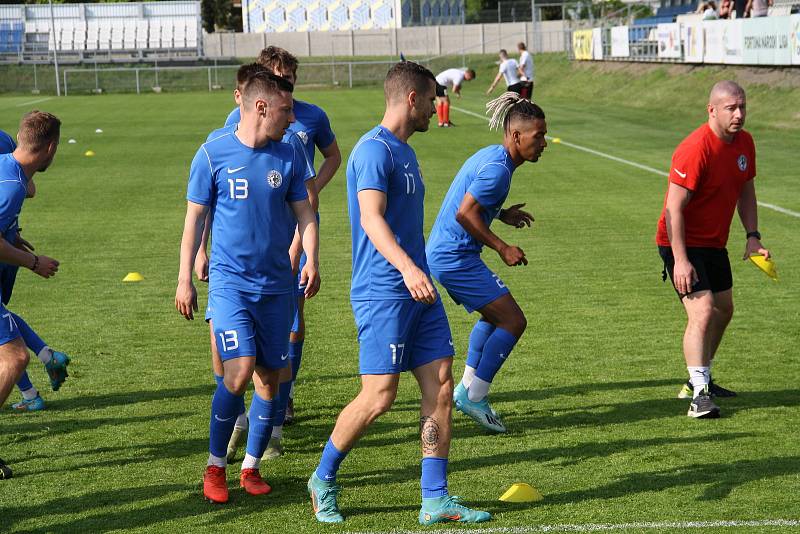 Fotografie ze zápasu 29. kola FNL mezi celky 1. SK Prostějov a FK Varnsdorf