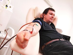 Darování krve. Ilustrační foto