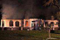 Požár rodinného domu ve Smržicích