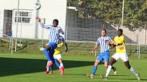 Fotbalisté 1. SK Prostějov porazili doma Vysočinu Jihlava 2:1 (1:1). Solomon Omale