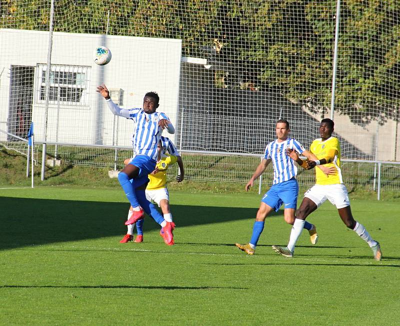 Fotbalisté 1. SK Prostějov porazili doma Vysočinu Jihlava 2:1 (1:1). Solomon Omale